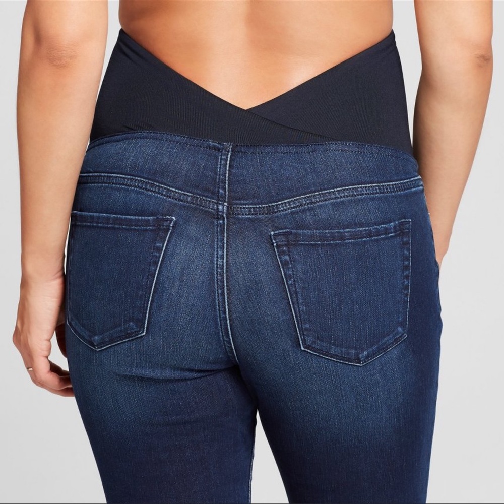 Isabel Maternity Full Panel Crop size 14 Jeans - Picture 7 of 8